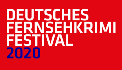 weiße Schrift auf roten Grund: Deutsches Fernsehkrimi Festival